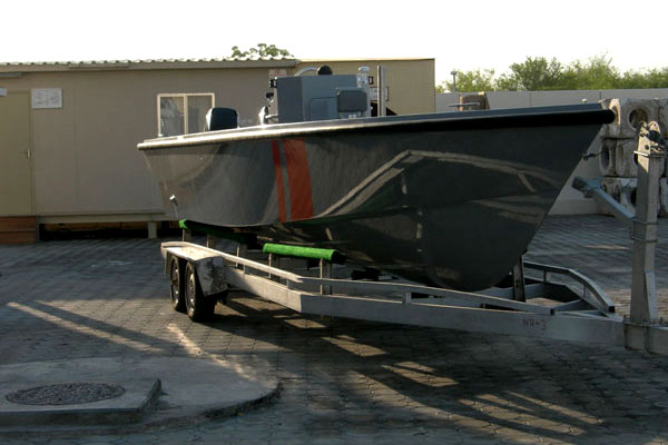 34m patrol vessel underway close