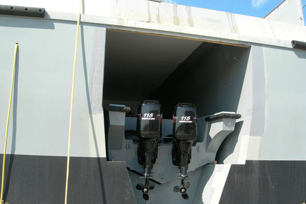 34m patrol vessel bow